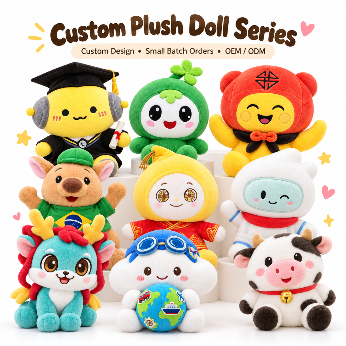 costom plush Doll series