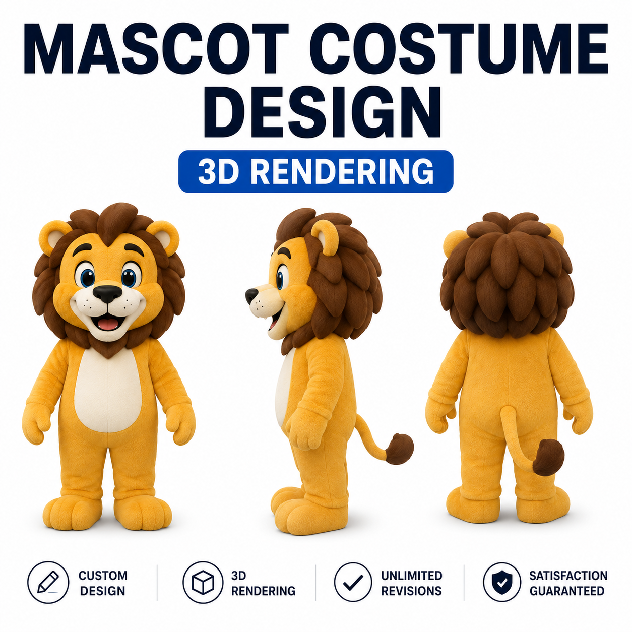 Mascot Costume 3D Design Service