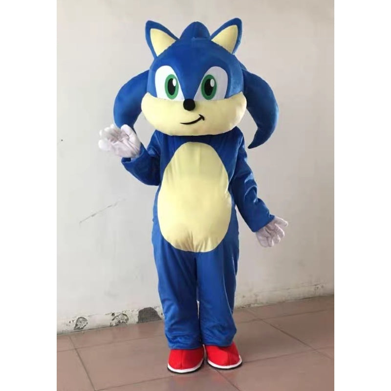 Blue Hedgehog Mascot Costume