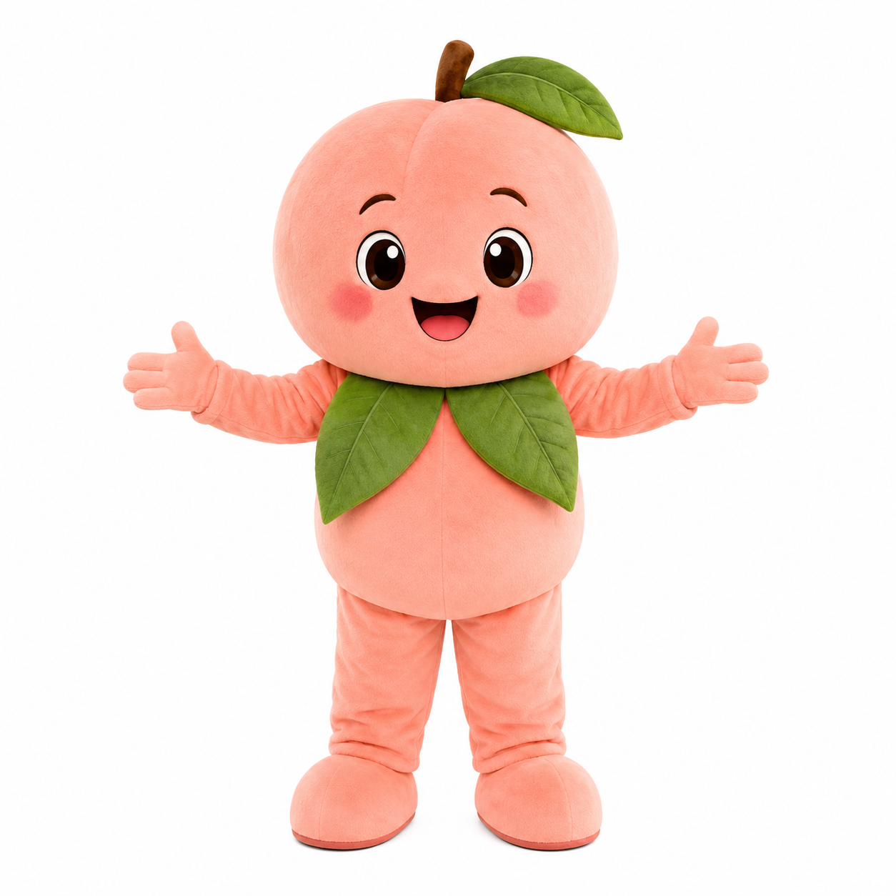 Custom Peach Mascot Costume