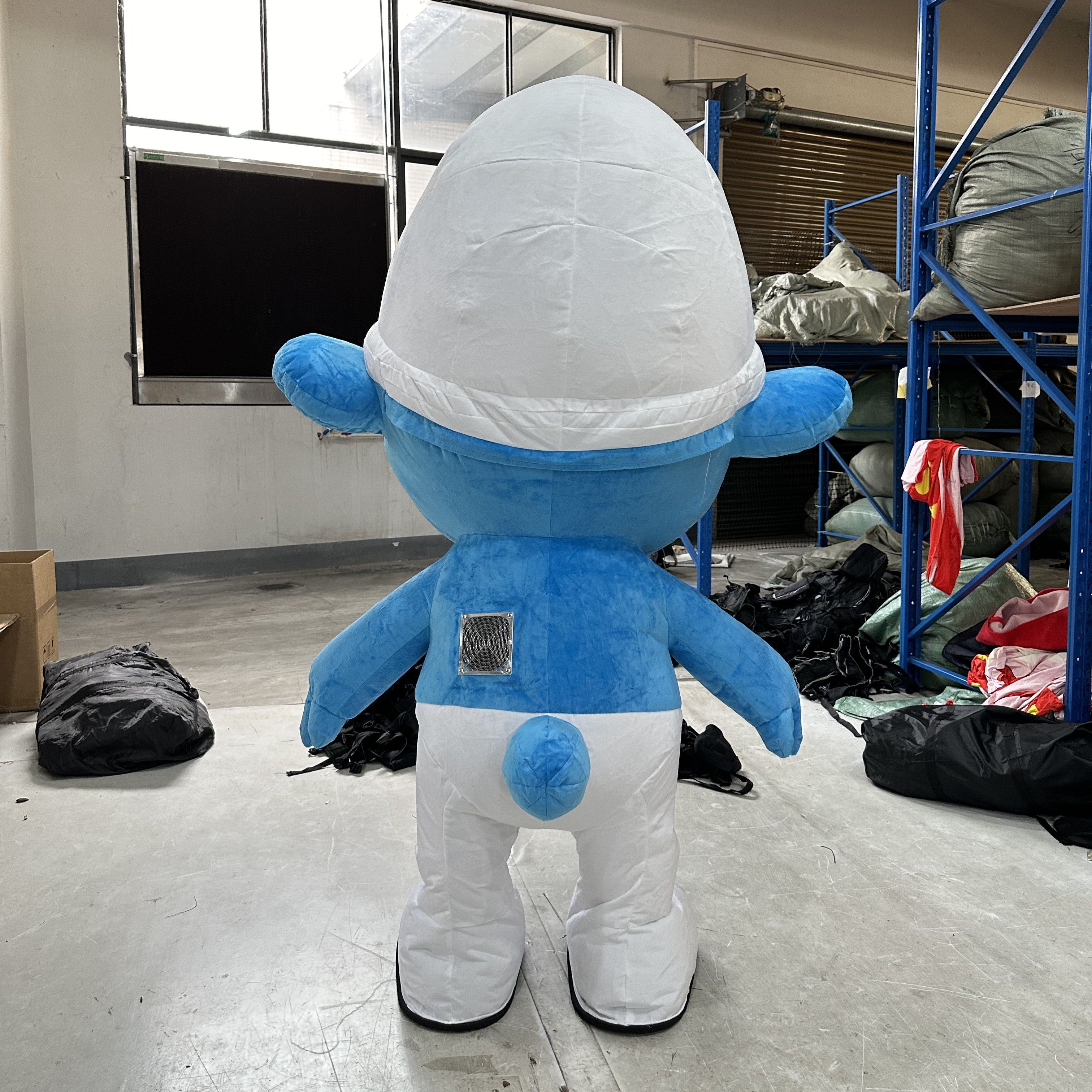 Custom Inflatable Blue Alien Mascot Costume