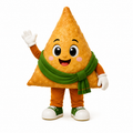 Custom Samosa Mascot Costume