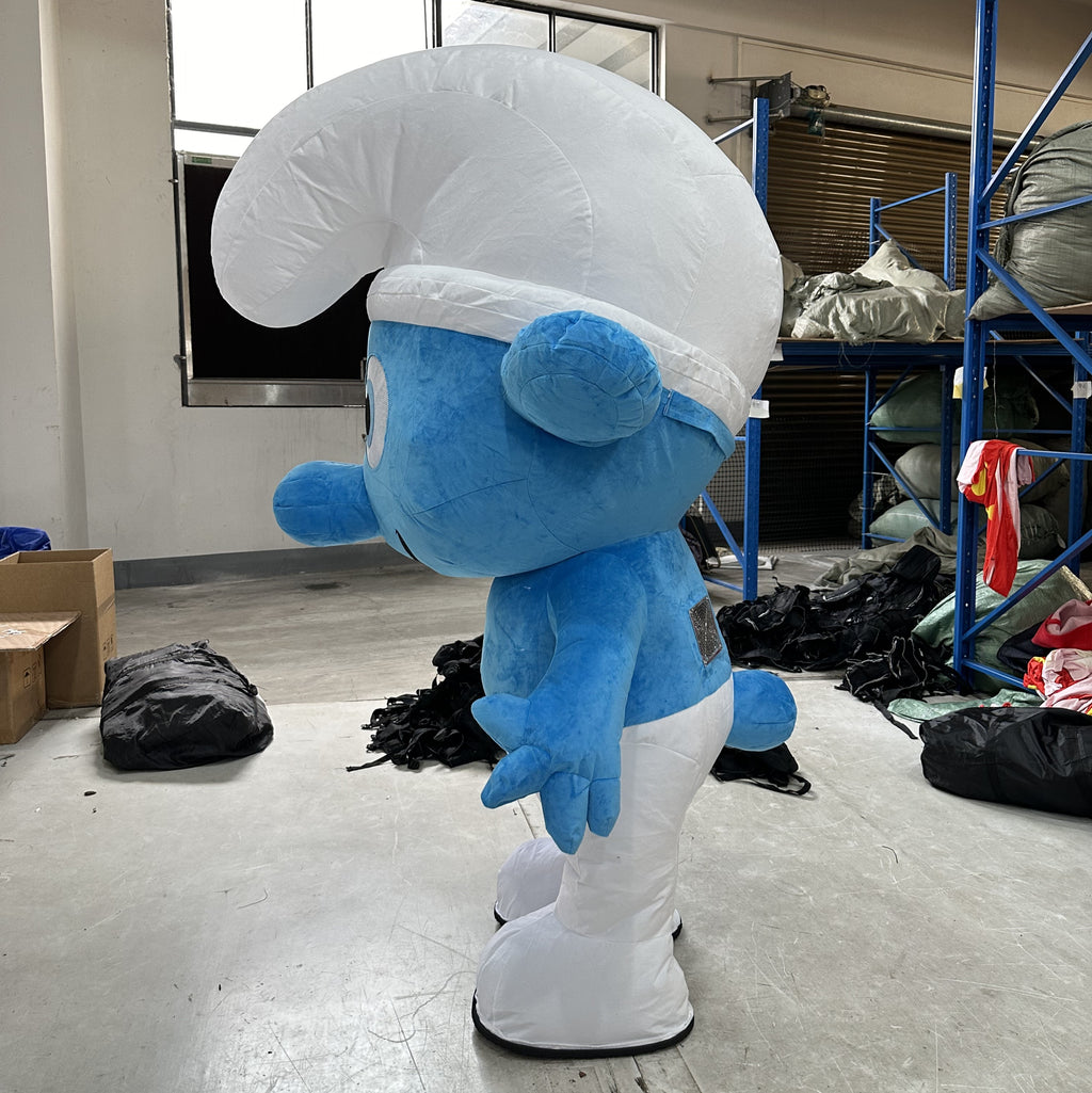 Custom Inflatable Blue Alien Mascot Costume