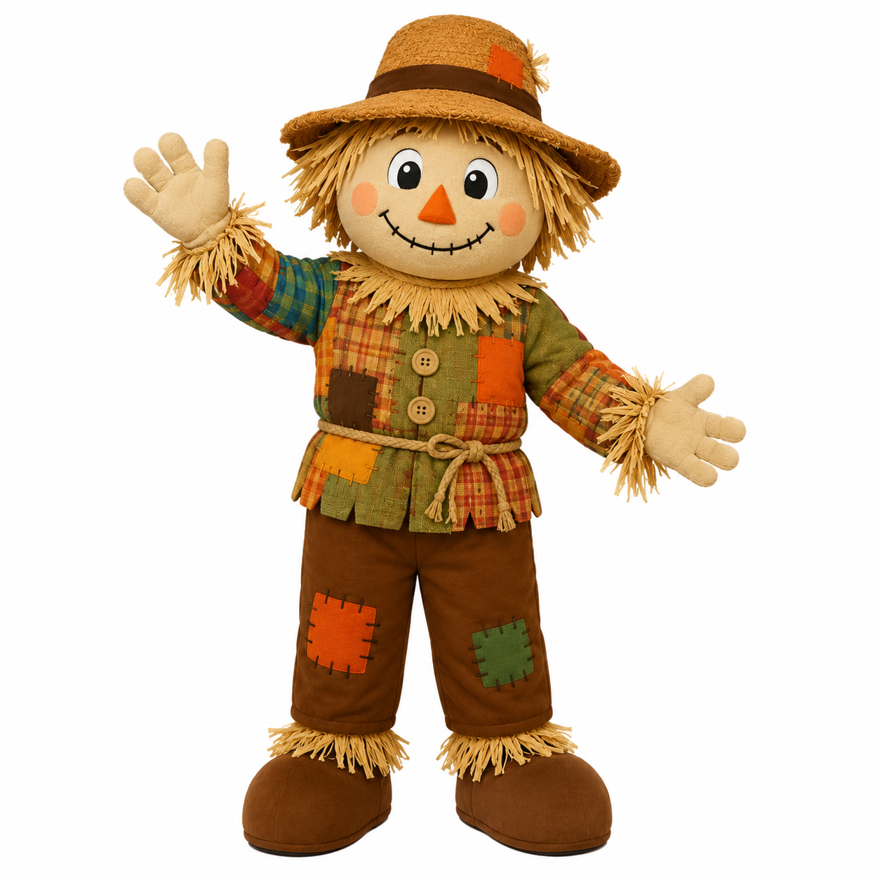 Custom Halloween Scarecrow Mascot Costume for Parties