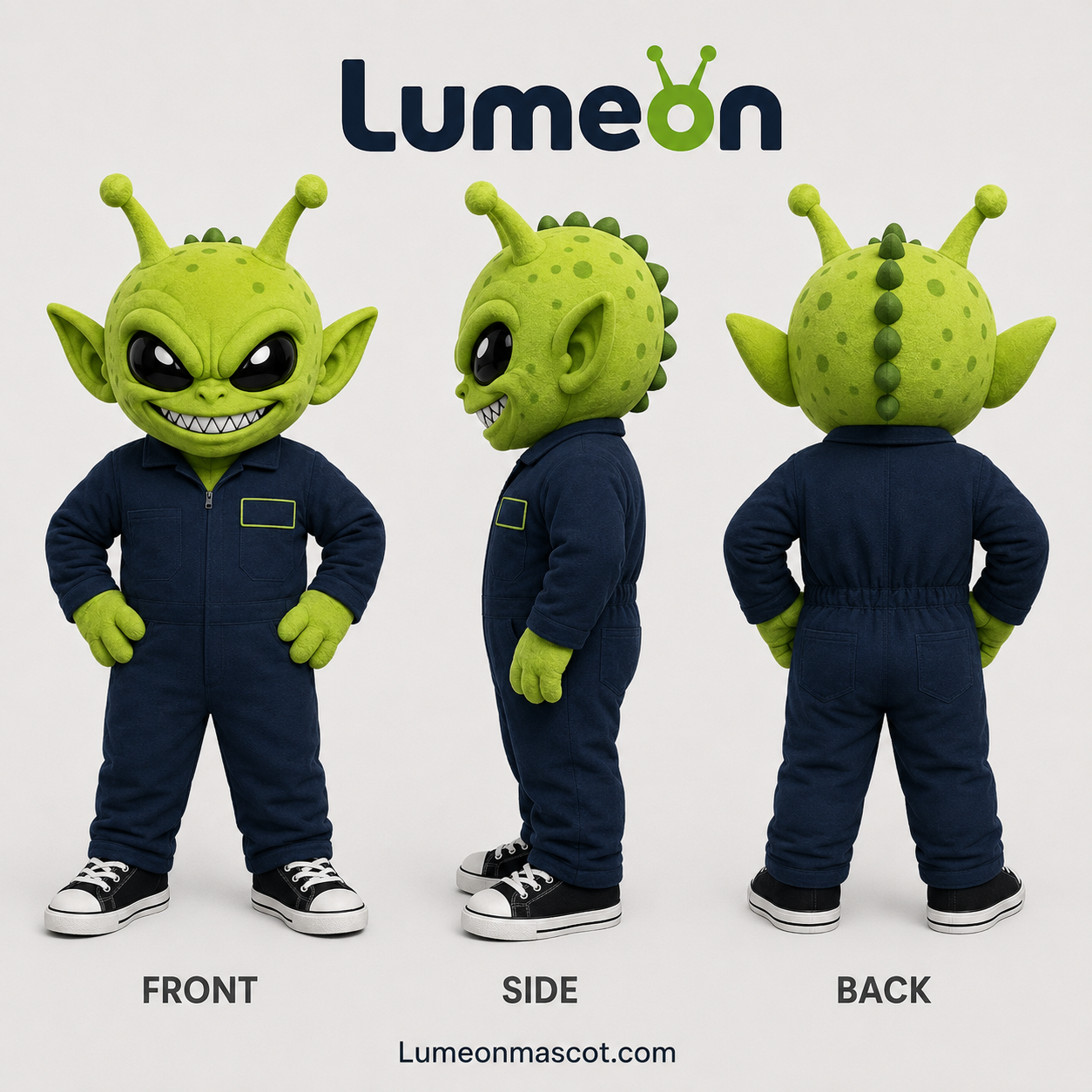 Custom Alien Mascot Costume