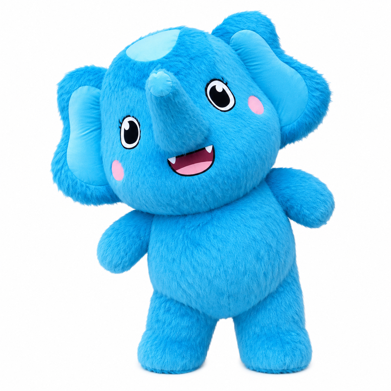Blue Elephant Mascot Costume