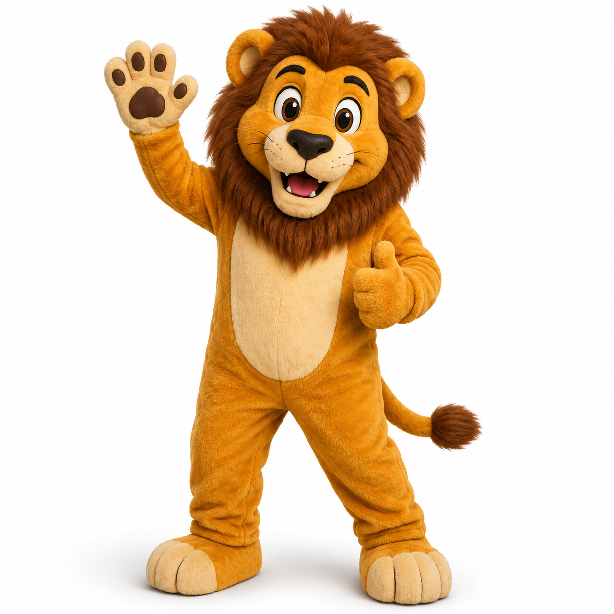 Custom Lion Mascot Costume