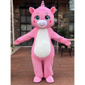 Custom Pink Unicorn Mascot Costume