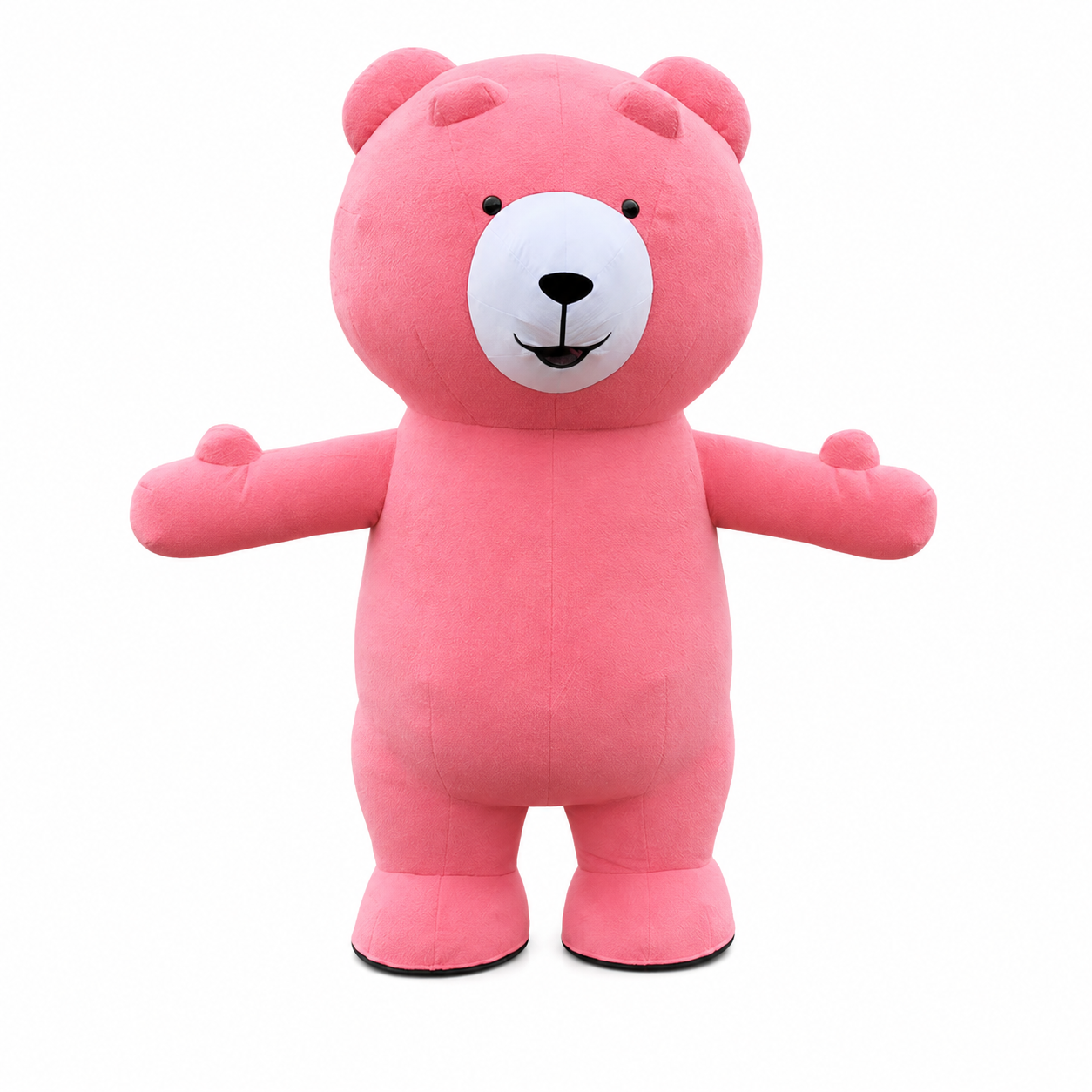 Pink Bear Mascot Costume
