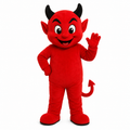 Custom Red Devil Mascot Costume for Halloween Events
