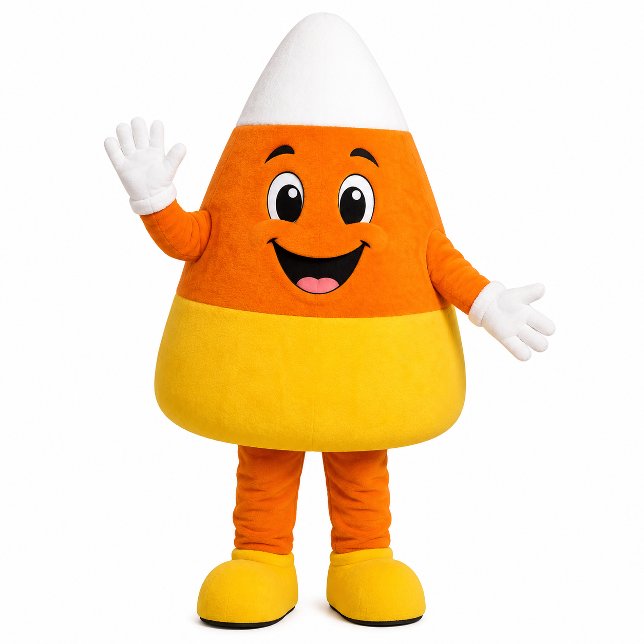 Custom Candy Corn Mascot Costume for Halloween Parties