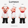 Custom Chef Pig Mascot Costume