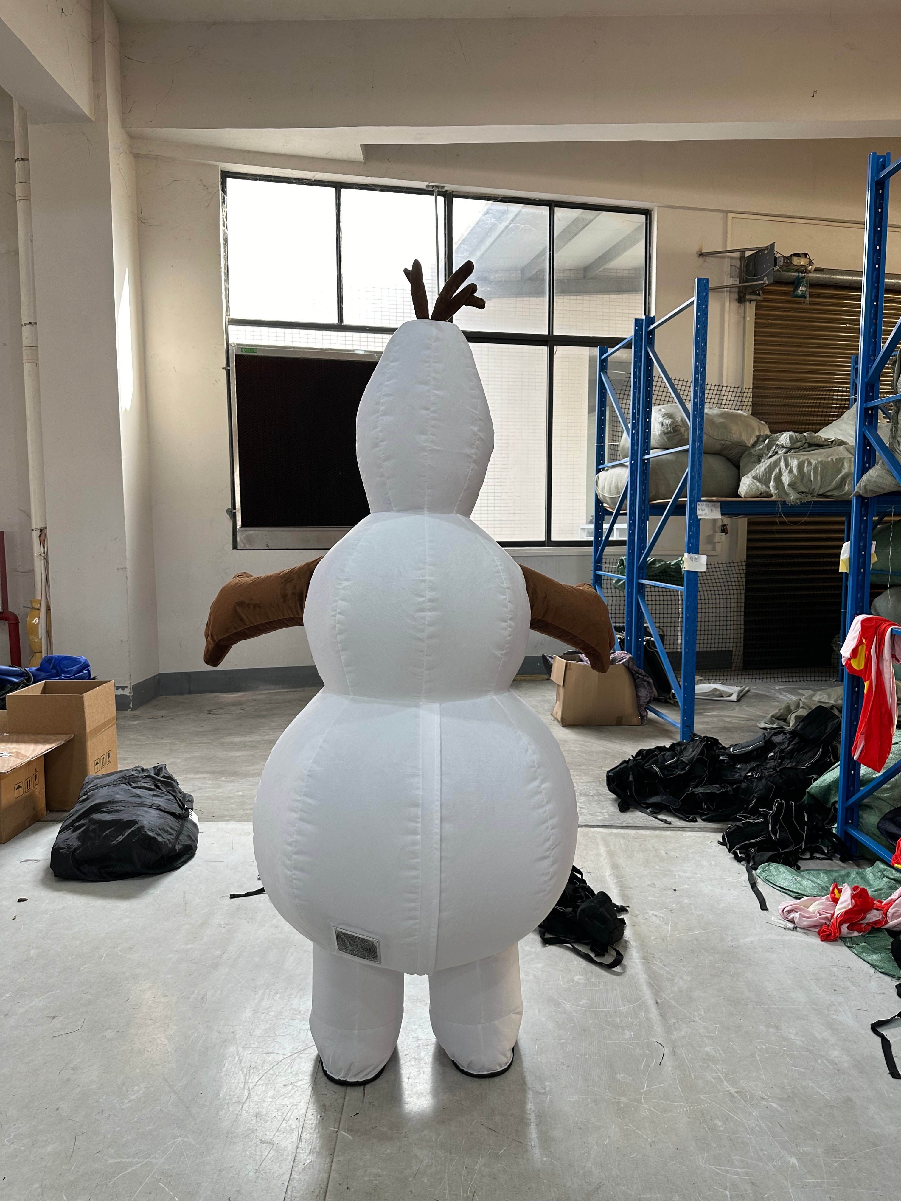 Custom Inflatable Snowman Mascot Costume