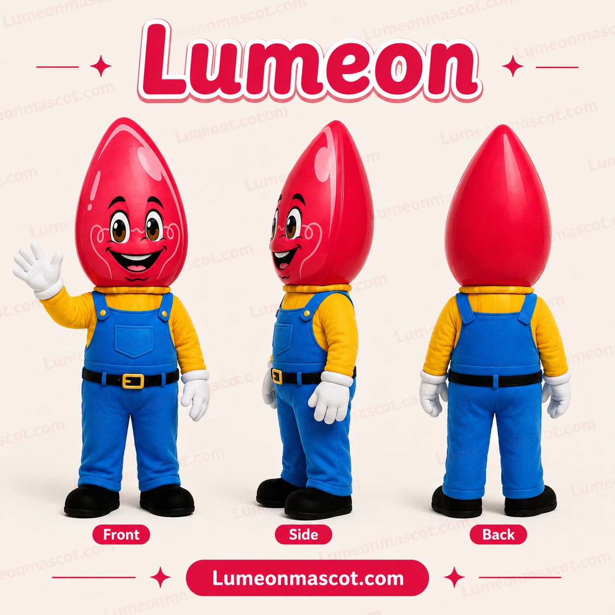 Custom Drop Mascot Costume
