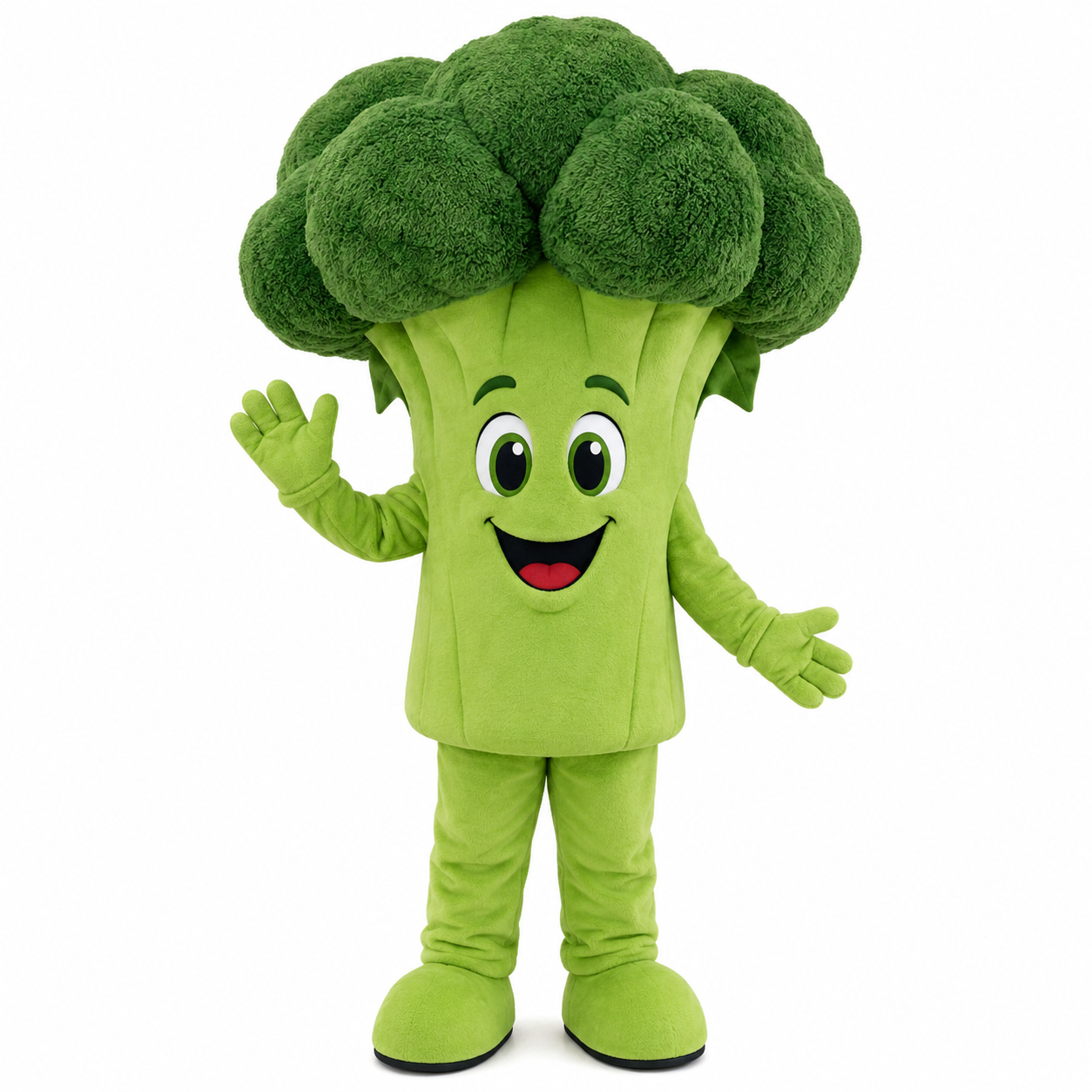 Disfraz de mascota de brócoli personalizado