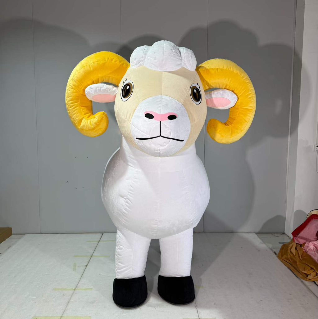 Inflatable Goat Mascot Costume