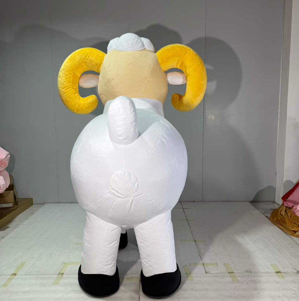 Inflatable Goat Mascot Costume