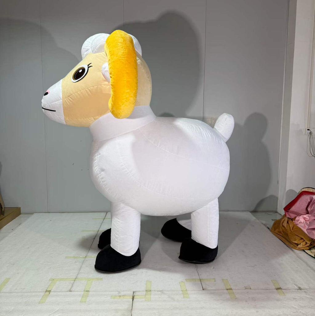 Inflatable Goat Mascot Costume