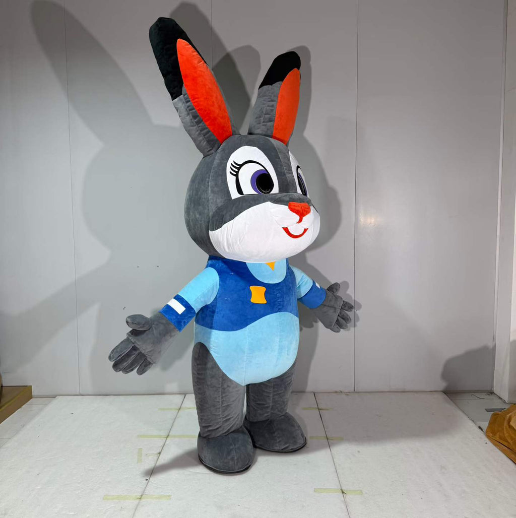 Inflatable Bunny Mascot Costume