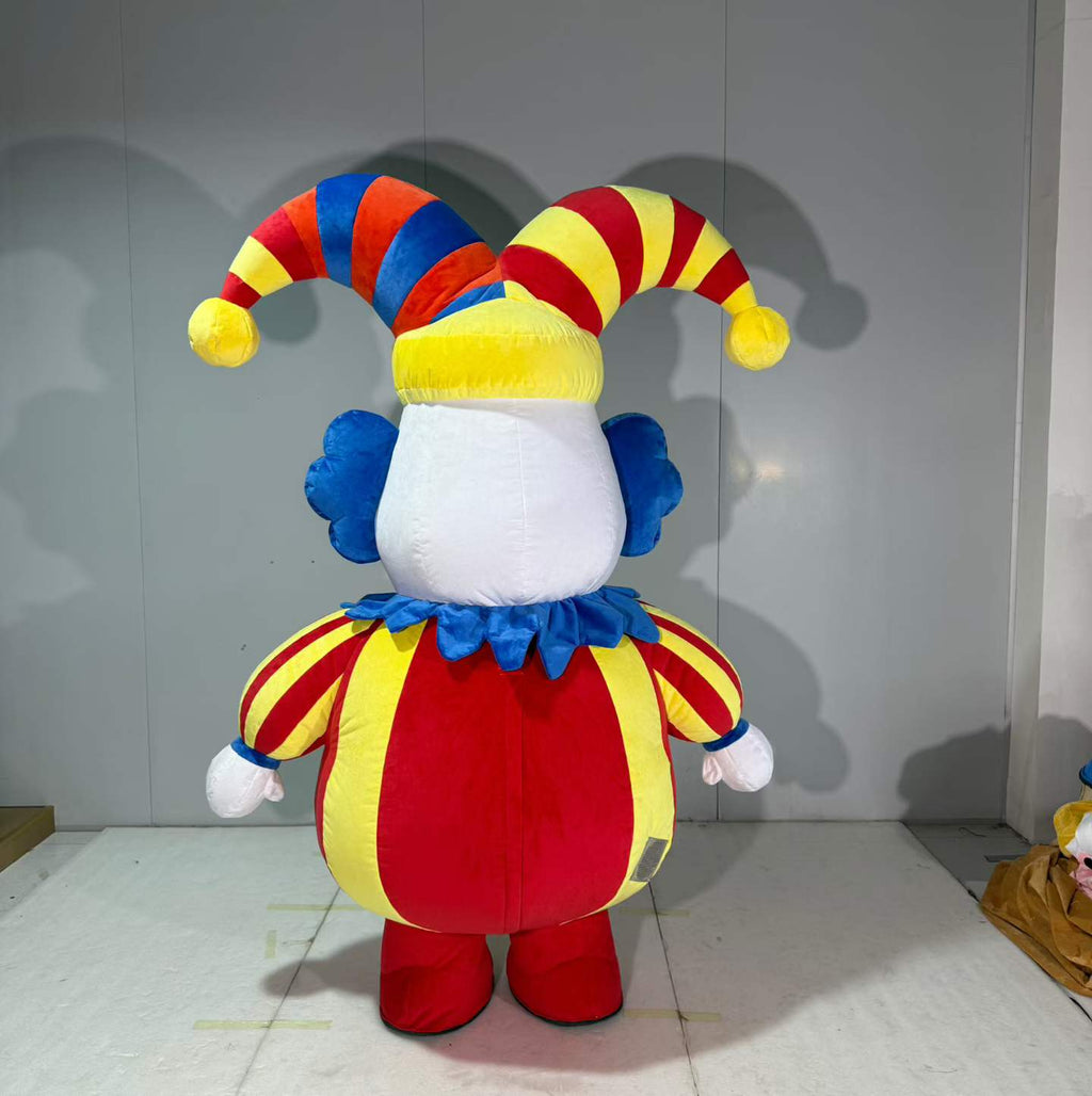 Inflatable Colorful Clown Mascot Costume