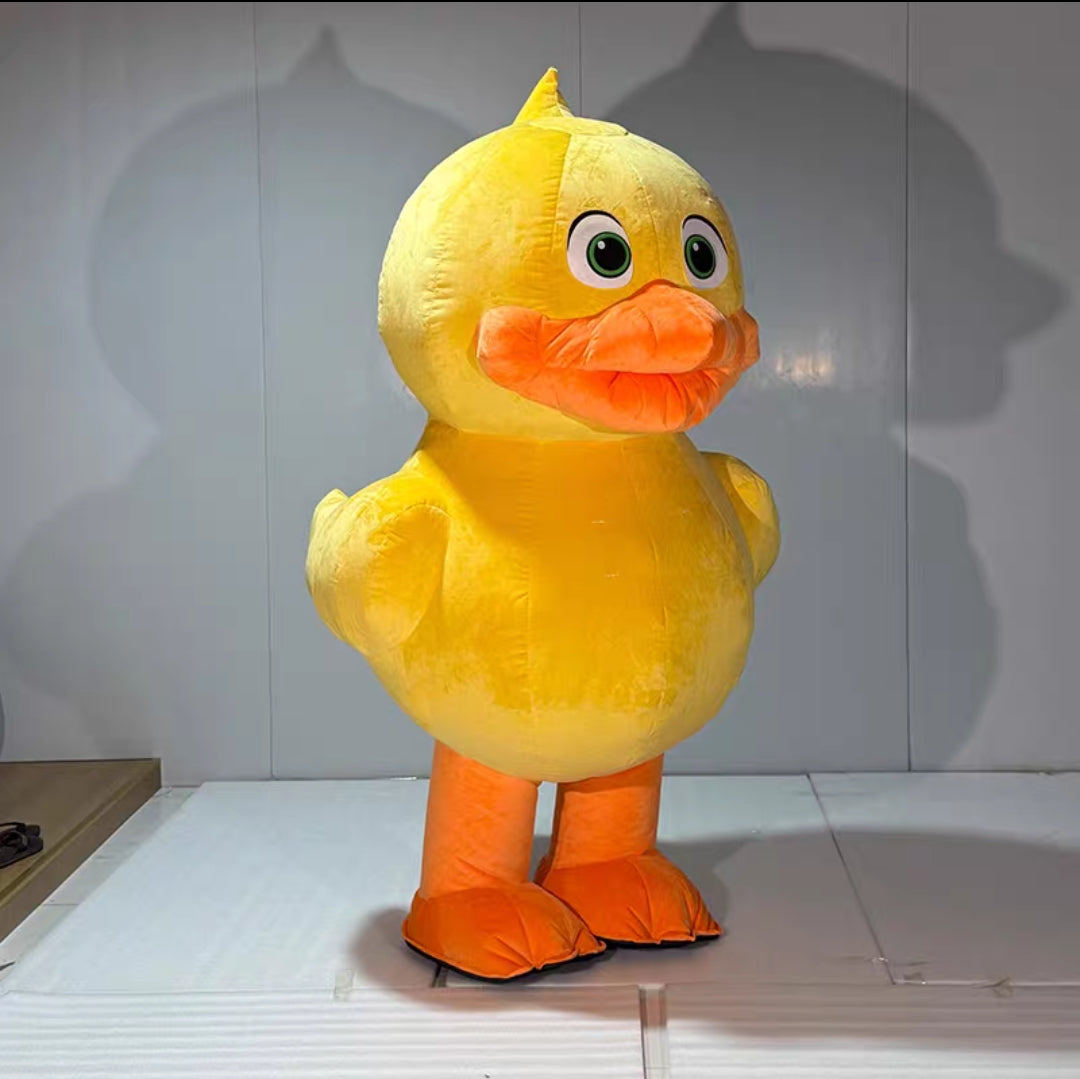 Yellow Duck Mascot Costume
