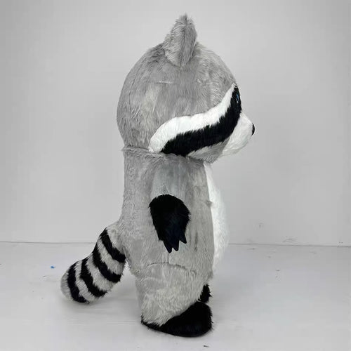 2,2m Gray Raccoon Mascot Costume