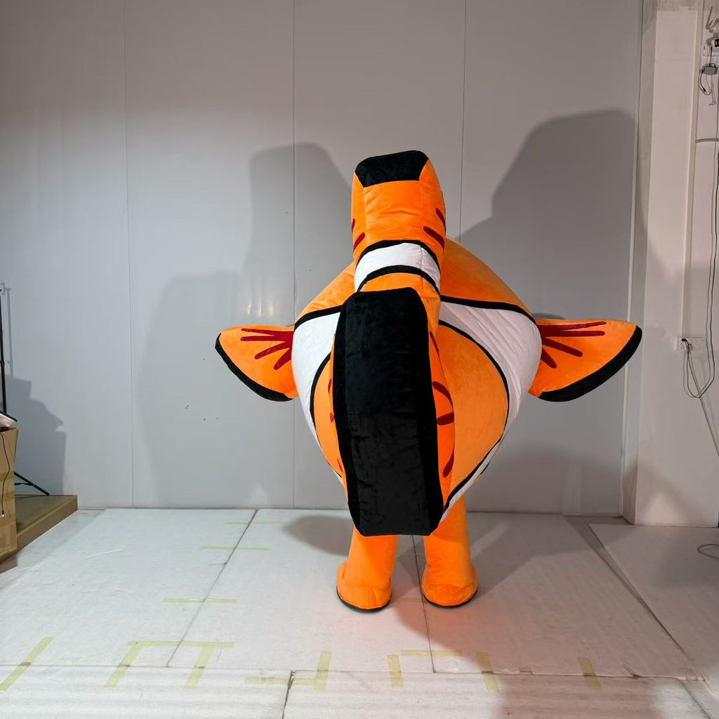 Custom Inflatable Orange Fish Mascot Costume