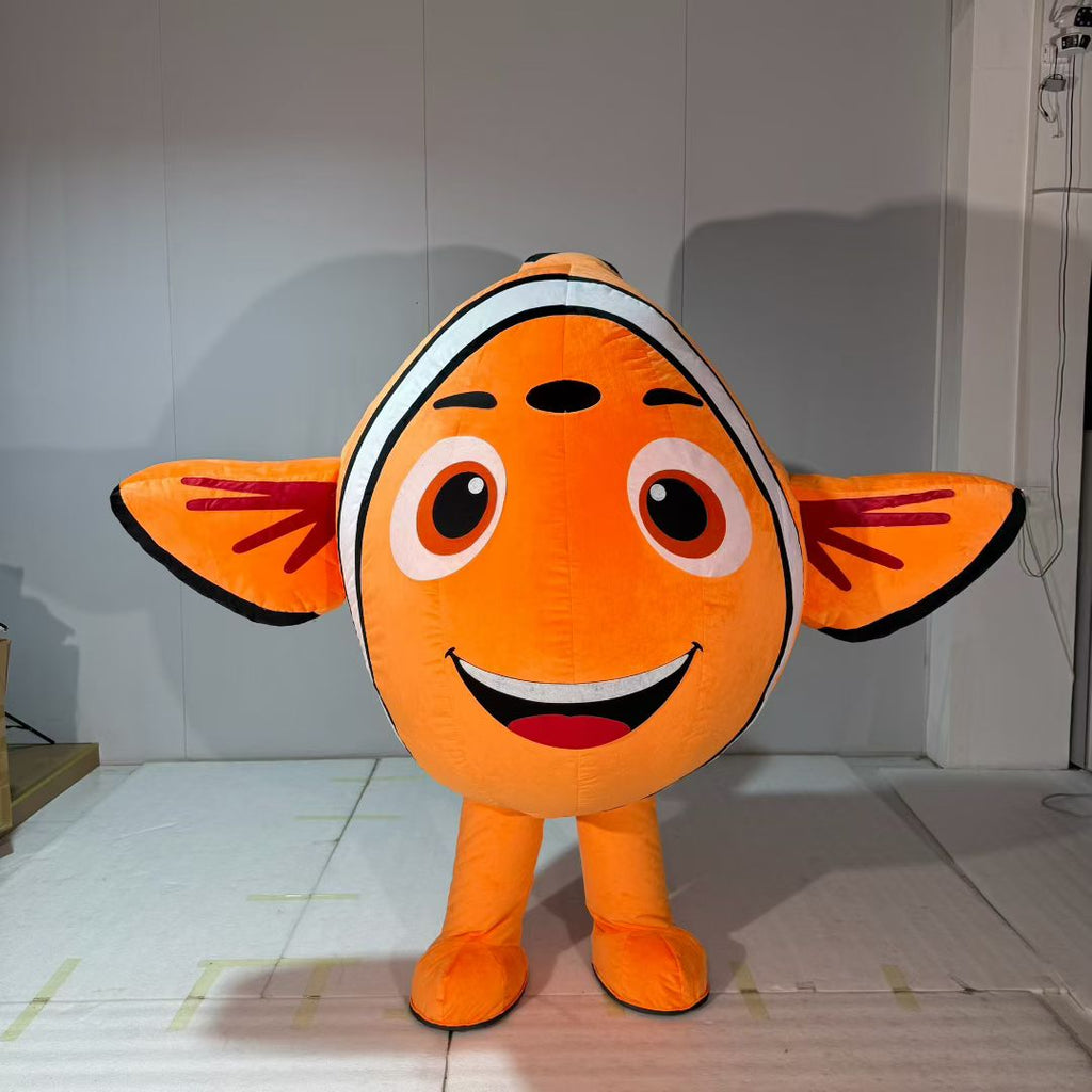 Custom Inflatable Orange Fish Mascot Costume