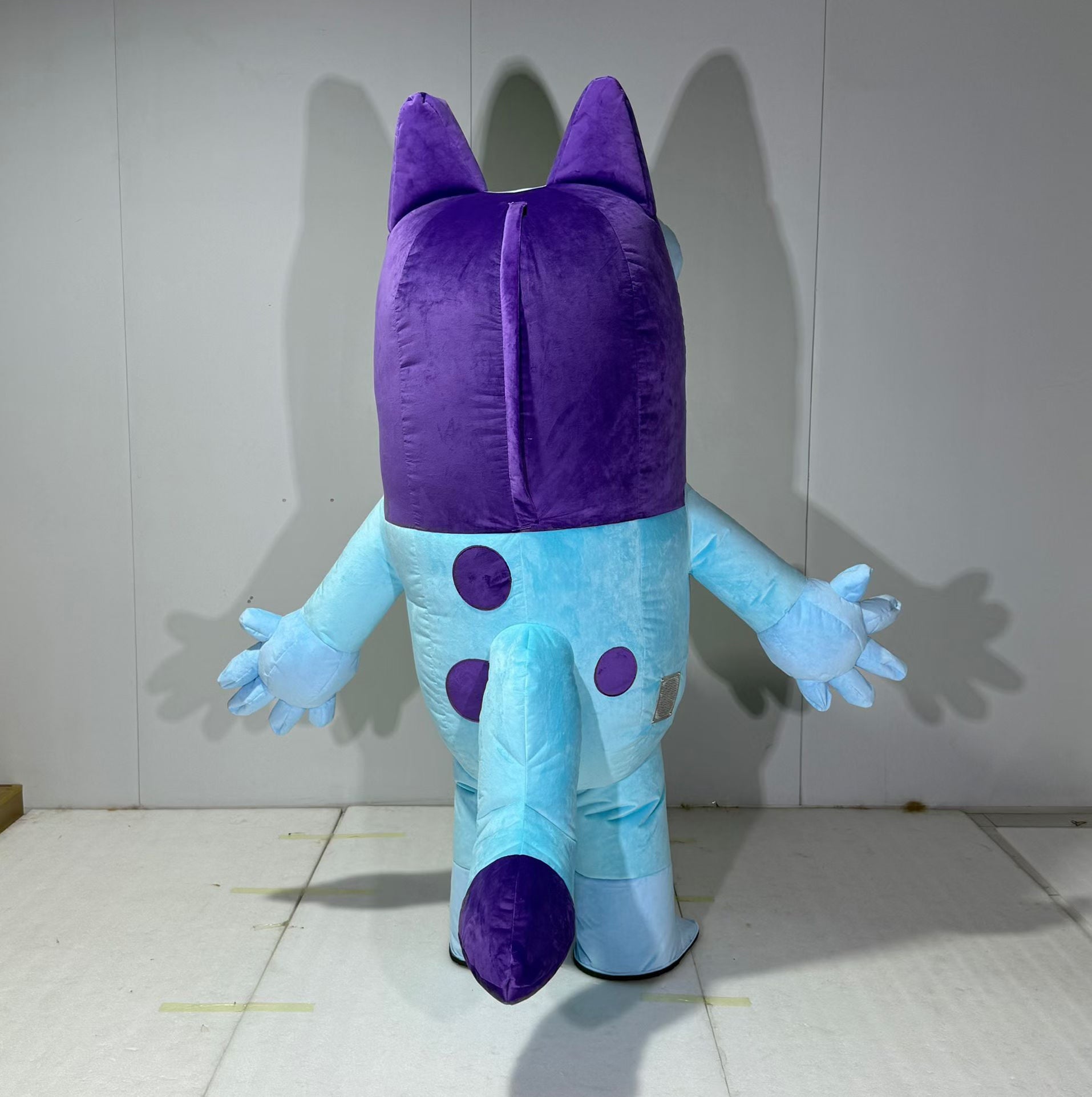 Custom Inflatable Blue Puppy Mascot Costume
