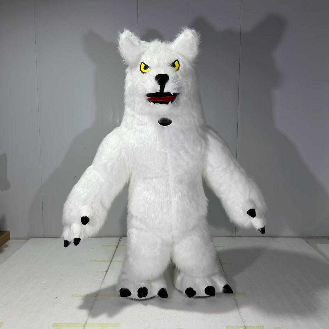 Custom Inflatable Wolf Mascot Costume