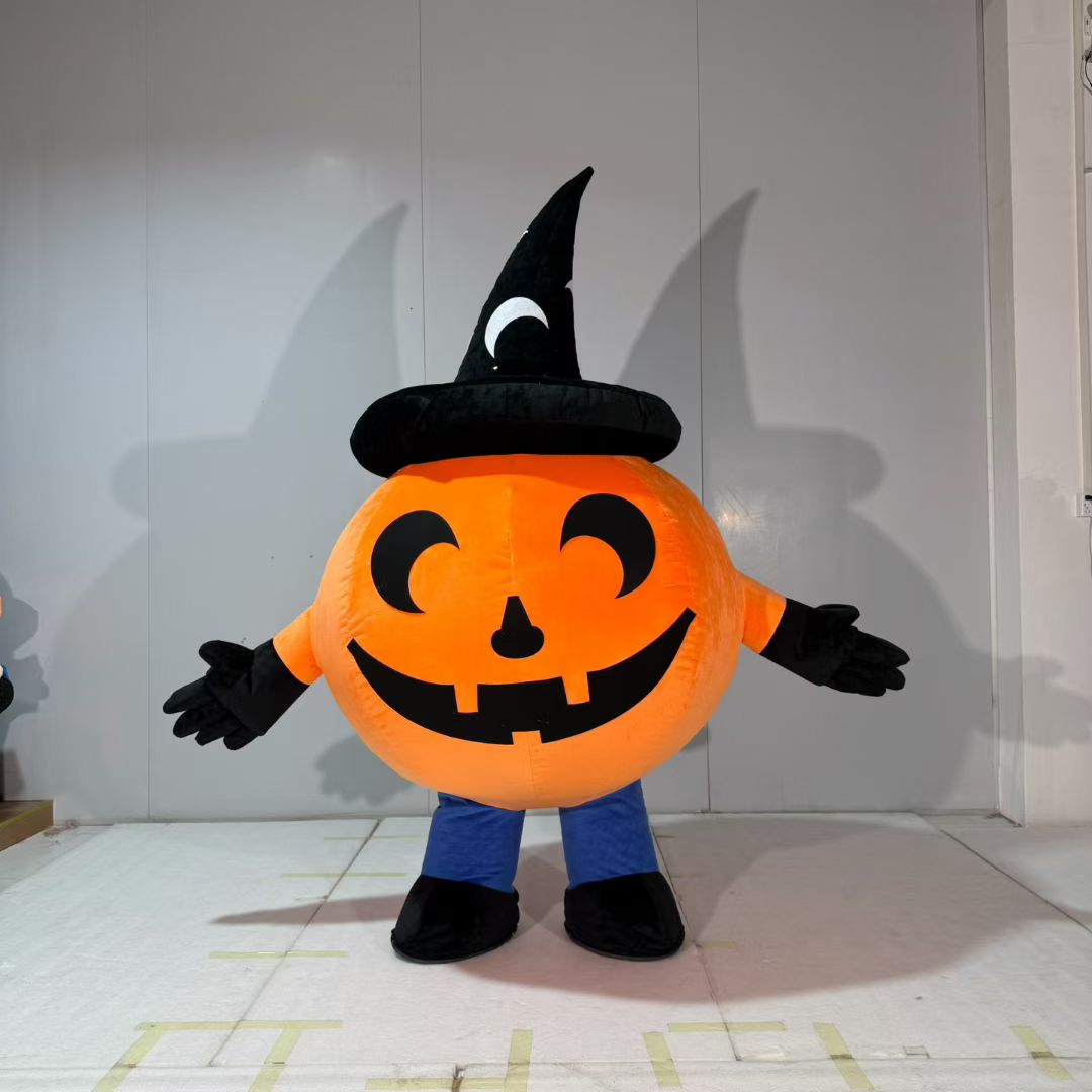 Custom Inflatable Halloween Pumpkin Mascot Costume