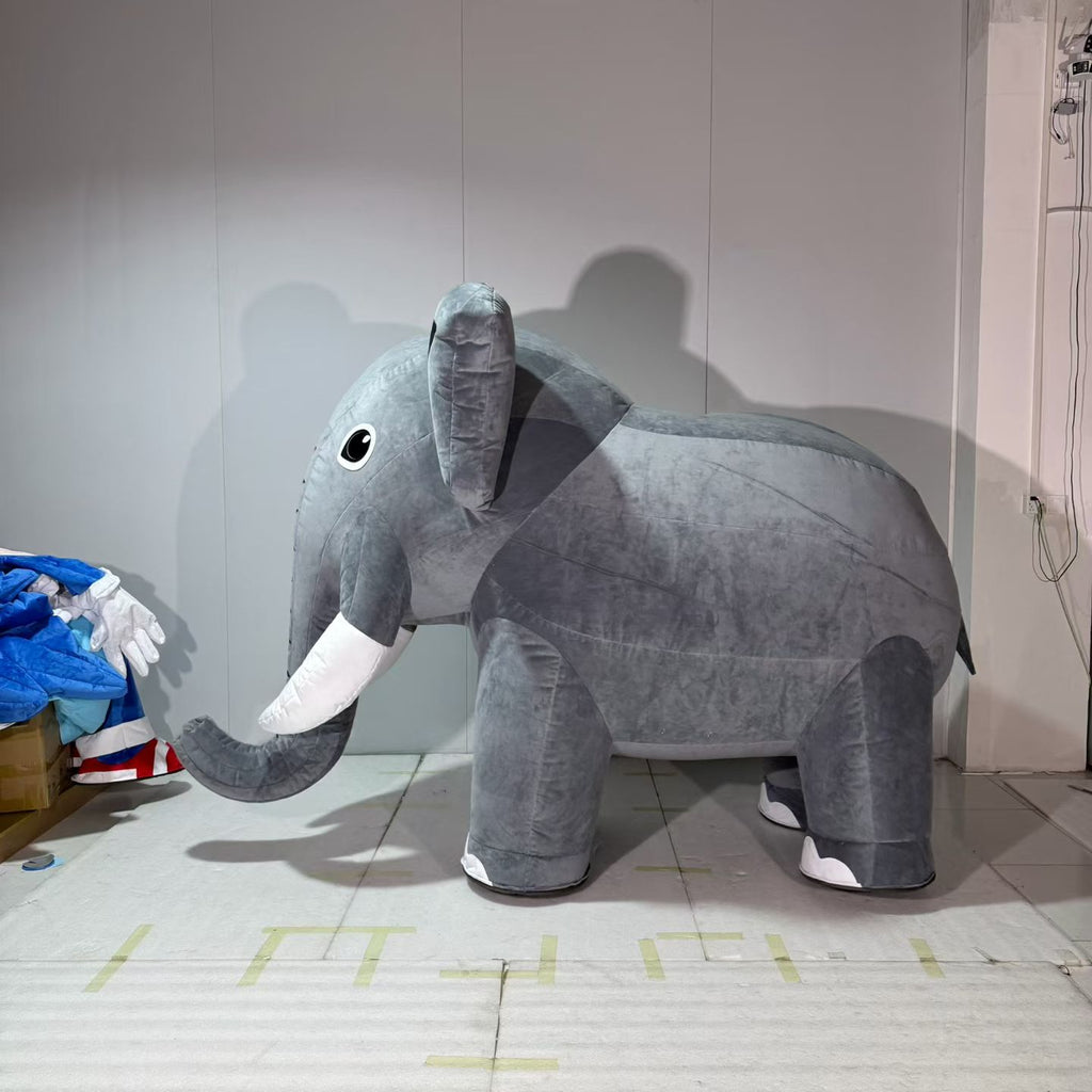 Custom Inflatable Elephant Mascot Costume