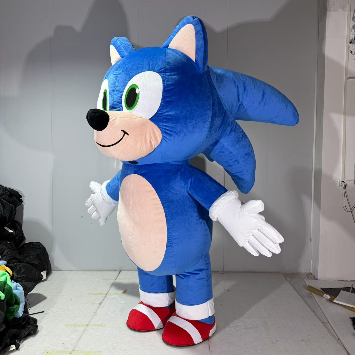Custom Inflatable Blue Hedgehog Mascot Costume