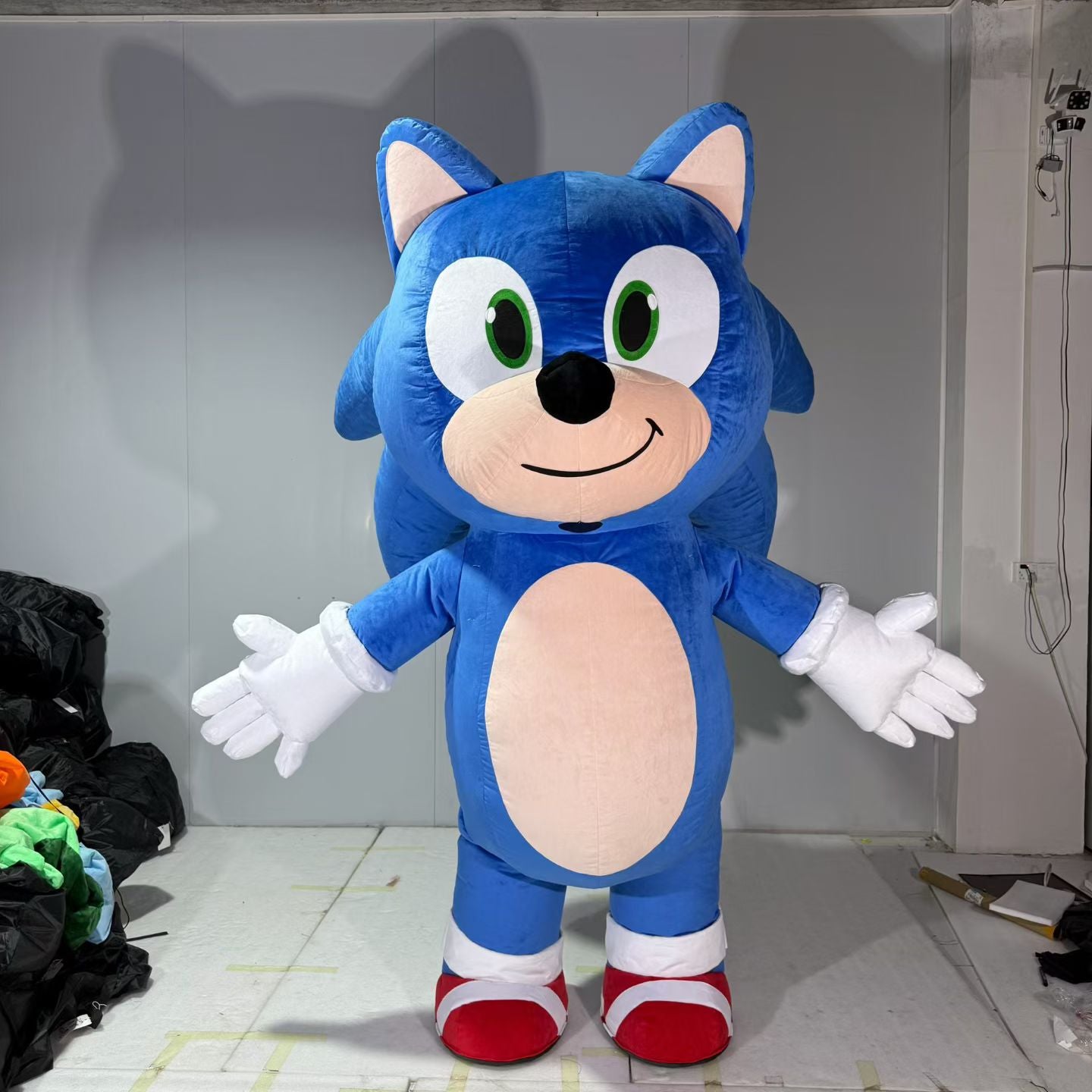 Custom Inflatable Blue Hedgehog Mascot Costume