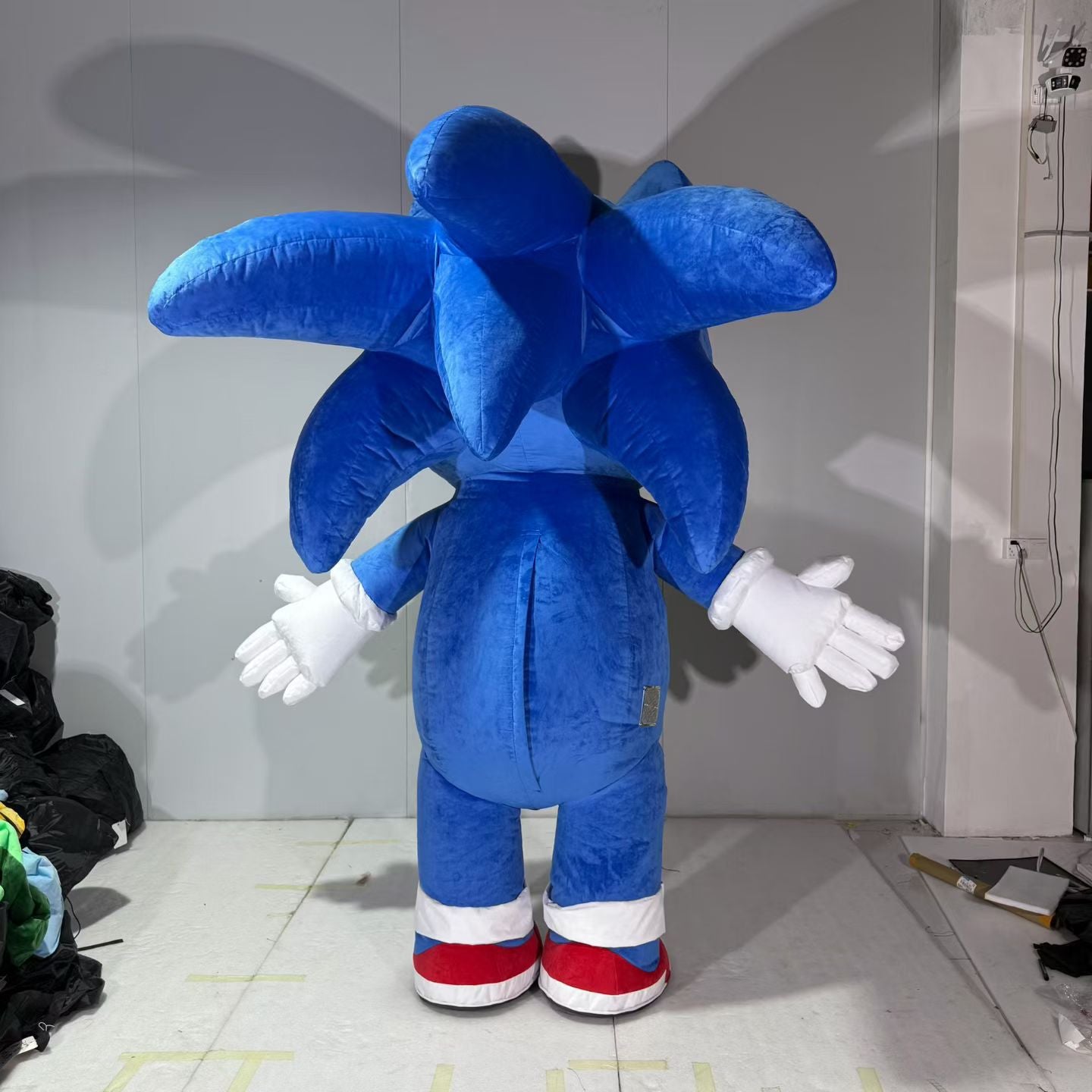 Custom Inflatable Blue Hedgehog Mascot Costume