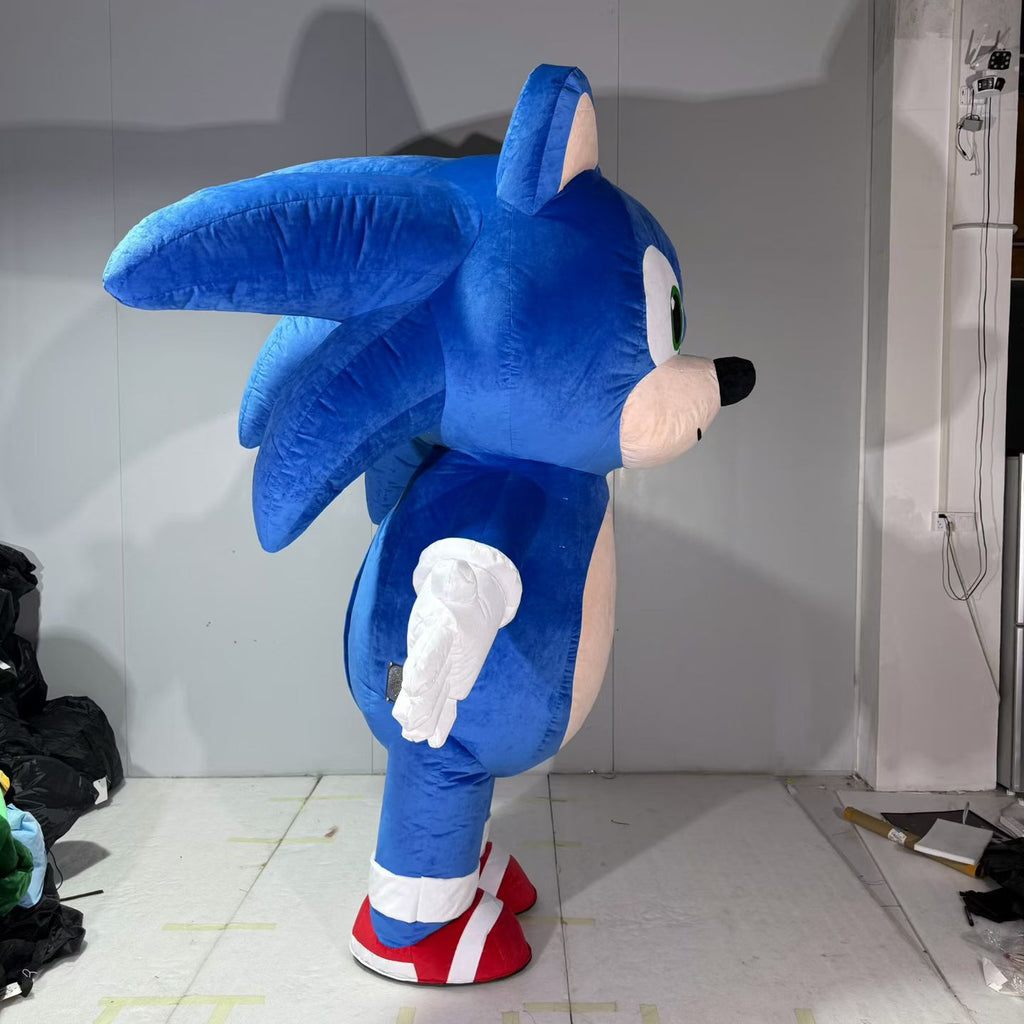 Custom Inflatable Blue Hedgehog Mascot Costume