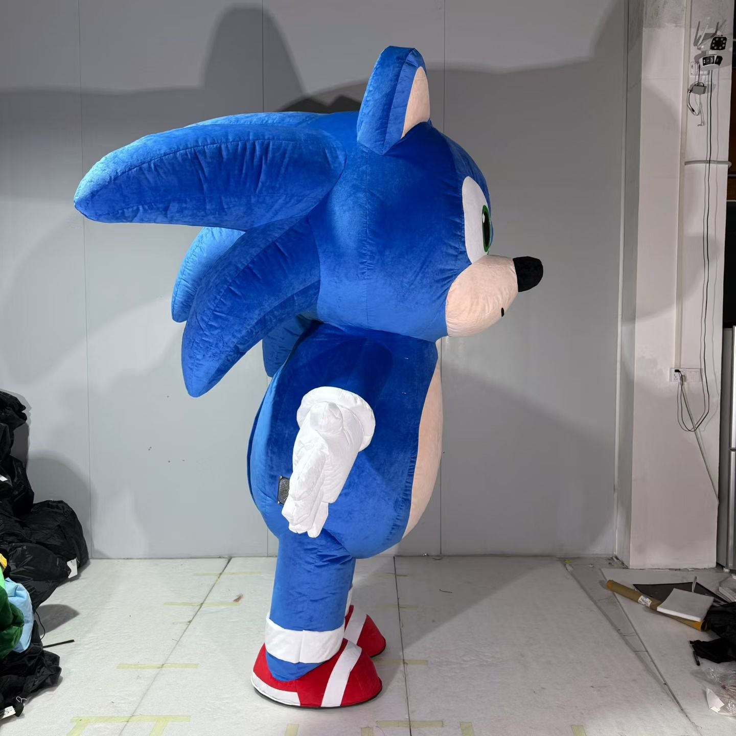Custom Inflatable Blue Hedgehog Mascot Costume