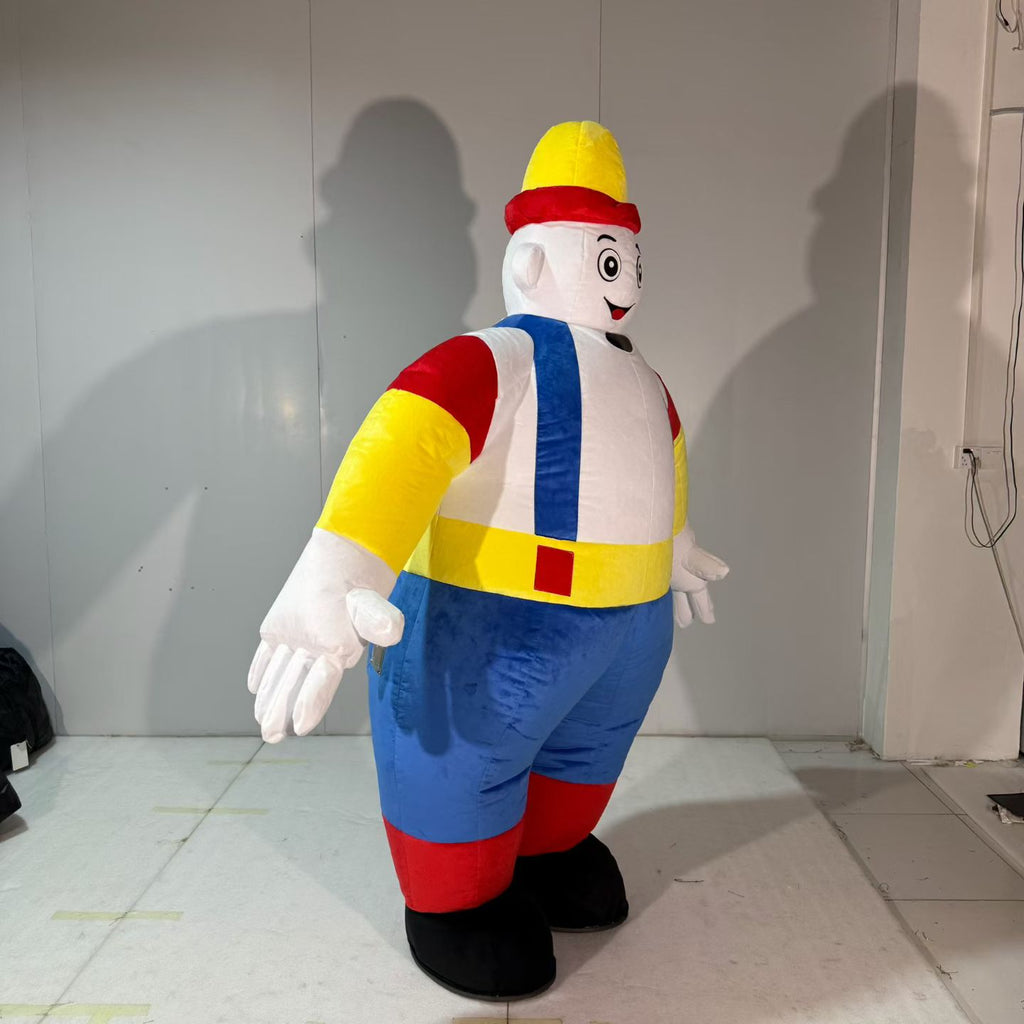 Custom Inflatable Cartoon Worker Mascot Costume