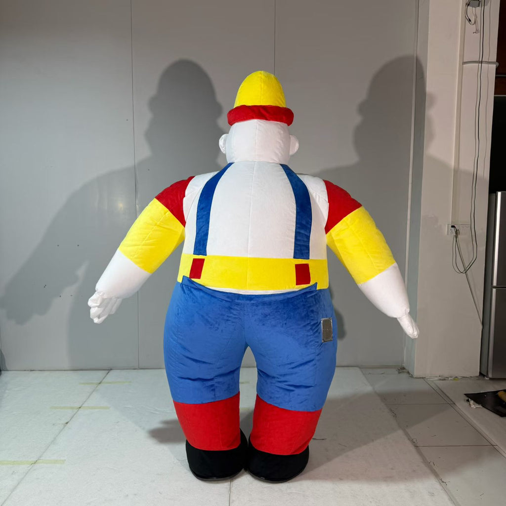 Custom Inflatable Cartoon Worker Mascot Costume