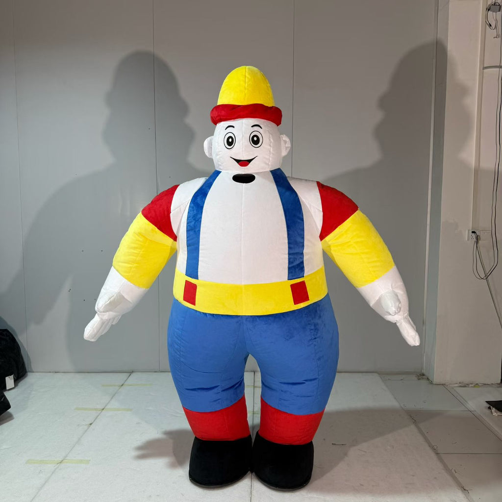 Custom Inflatable Cartoon Worker Mascot Costume