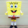 Yellow Square Cartoon Mascot Costume