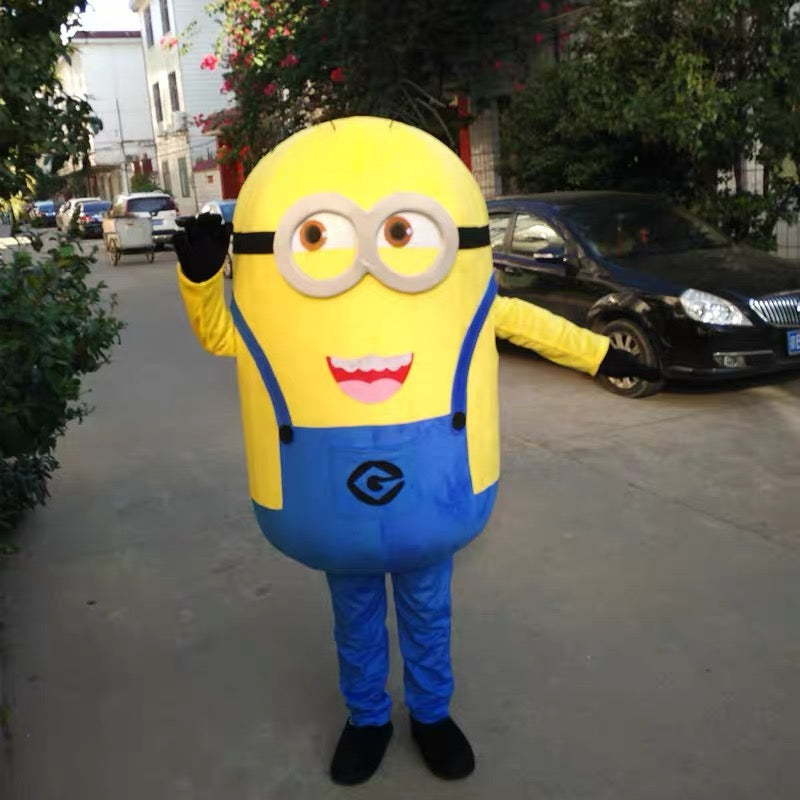 Custom Yellow Cartoon Character Mascot Costume
