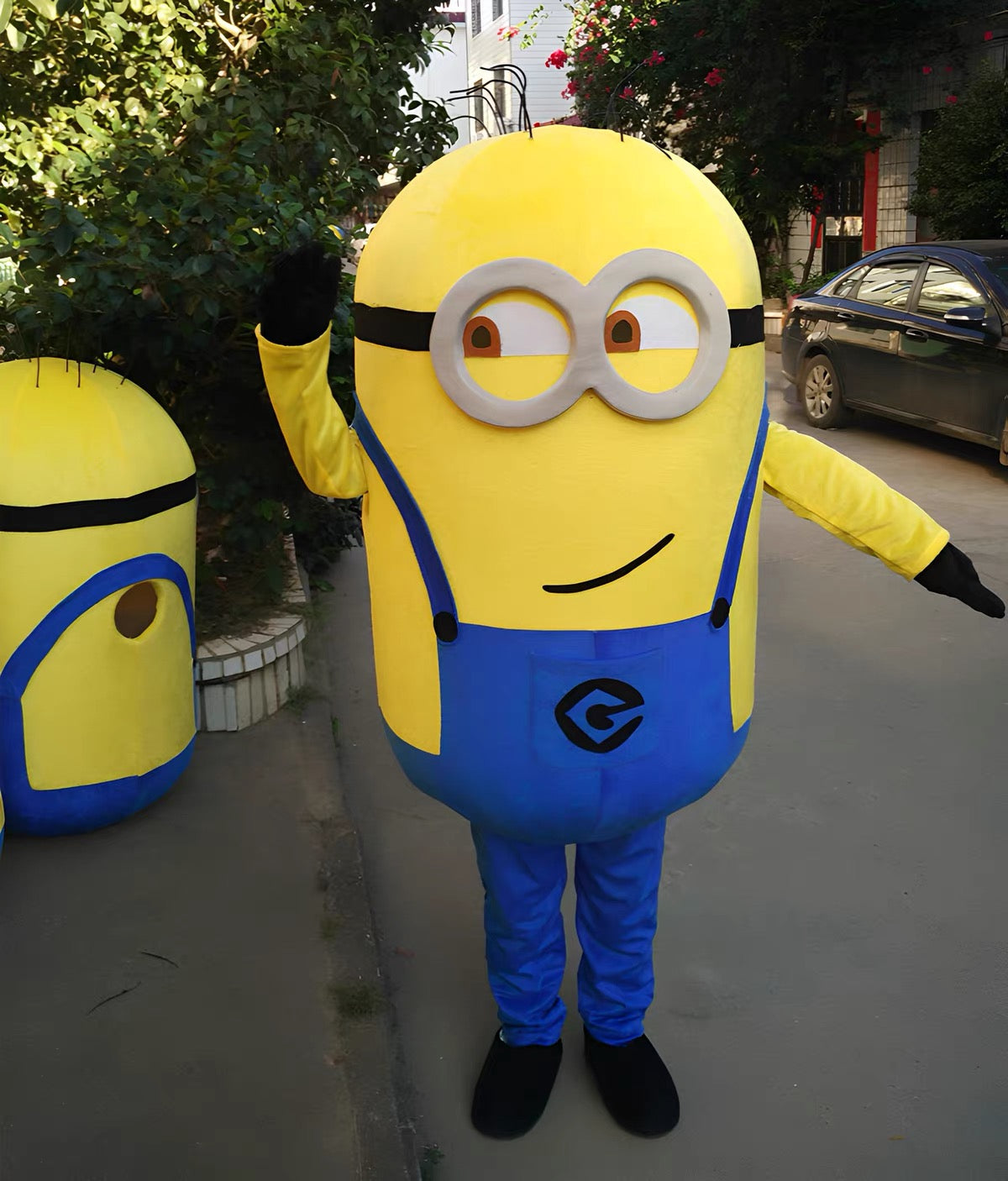 Custom Yellow Cartoon Character Mascot Costume