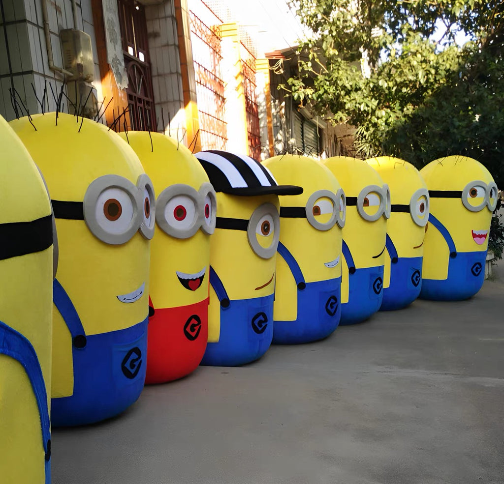 Custom Yellow Cartoon Character Mascot Costume