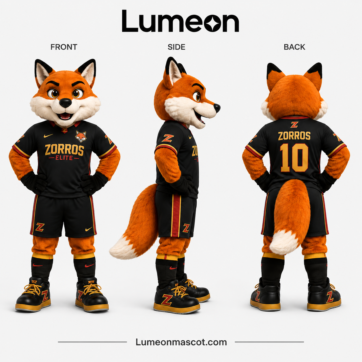 Custom Fox Sports Mascot Costume