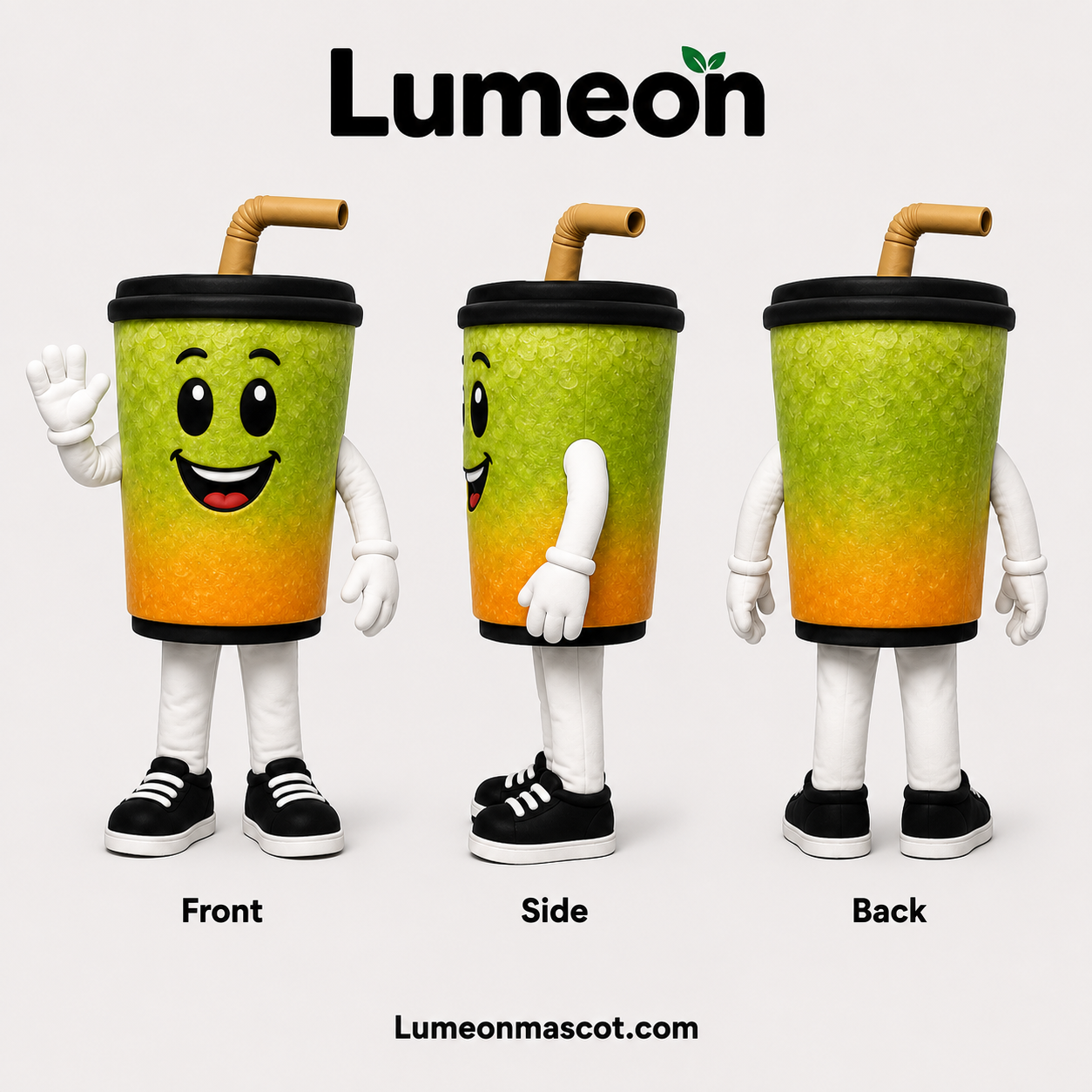 Custom Coffee Cup Mascot Costume