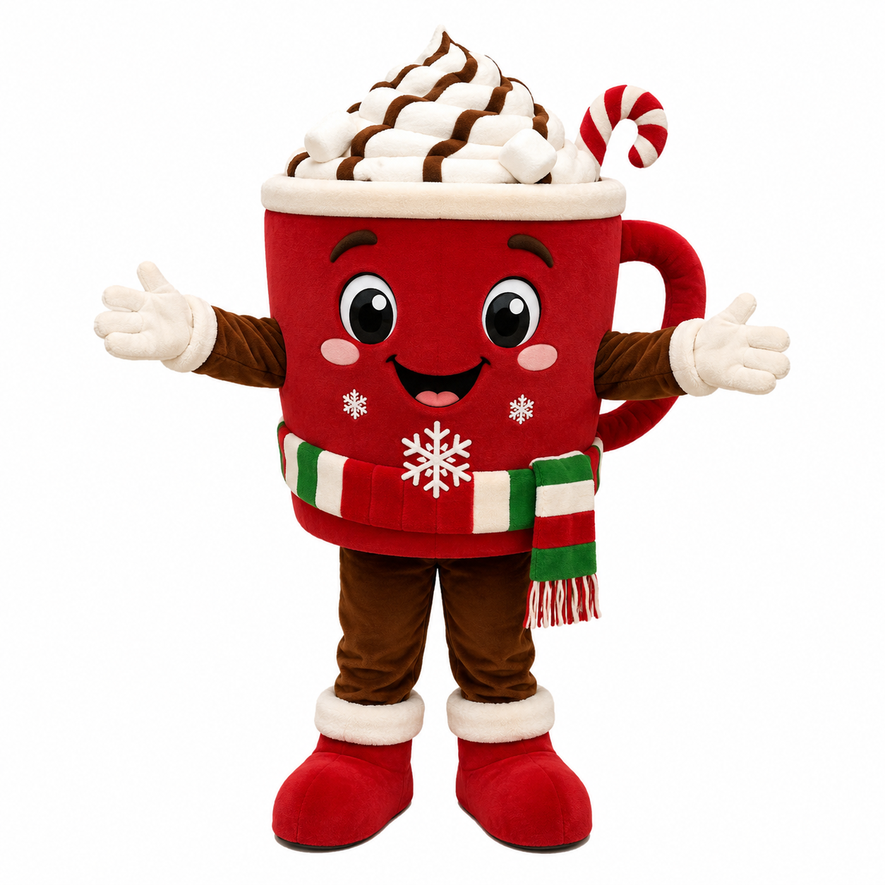 Custom Christmas Hot Chocolate Mascot Costume