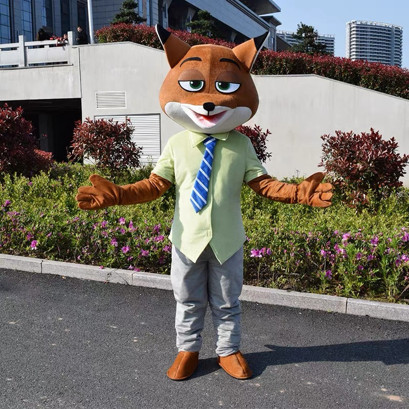 Custom Rabbit and Fox Cartoon Mascot Costumes