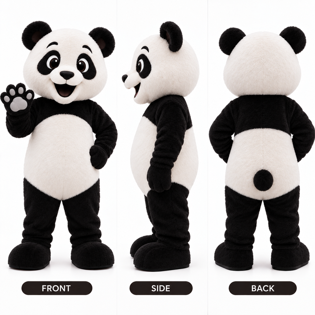 Custom Panda Mascot Costume – Professional Animal