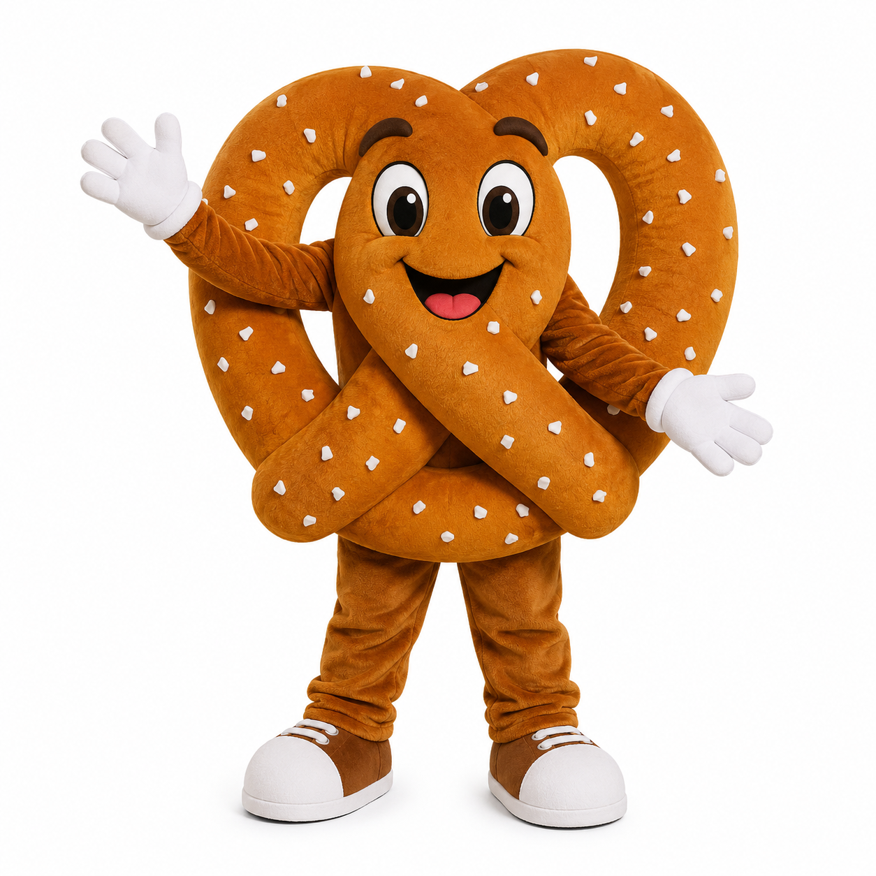 Custom Pretzel Mascot Costume